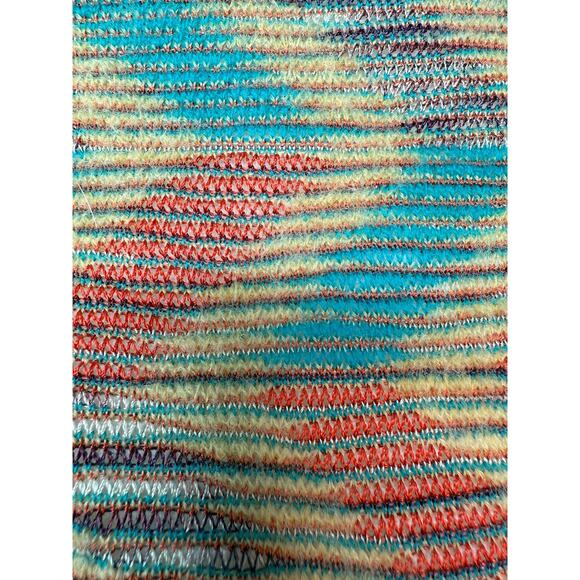 M Missoni MSRP $630 Medium Multicolor Chevron Striped Wool Blend Top y2k Italian - Picture 6 of 10
